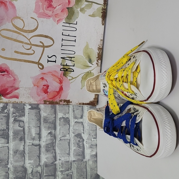 White BT21 Line Friends Tennis Shoes Shooky Mang RJ Cooky Chimmy Tata Koya - Picture 2 of 16